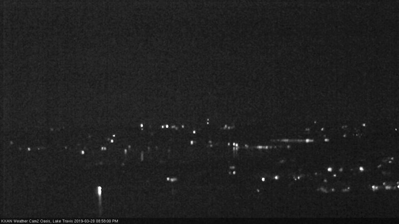 Lake Travis webcam, March 20, 2019 8:00 PM CT
