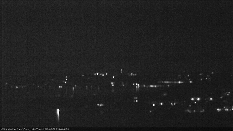 Lake Travis webcam, March 20, 2019 8:10 PM CT