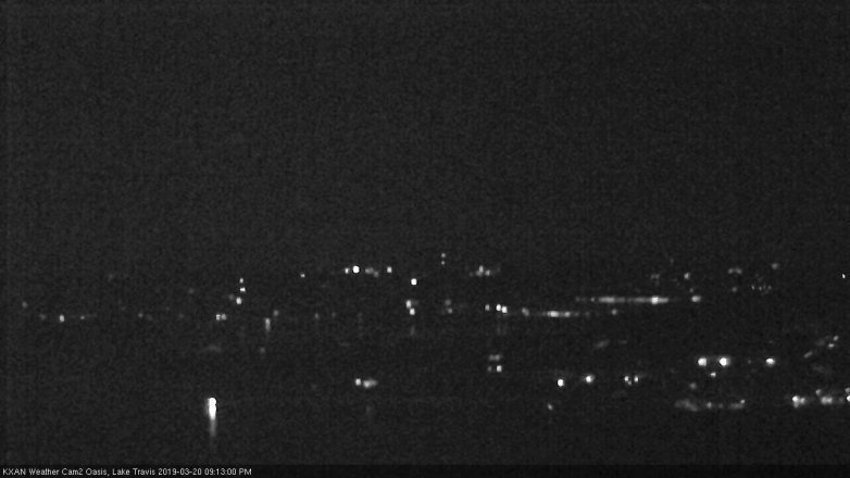 Lake Travis webcam, March 20, 2019 8:15 PM CT