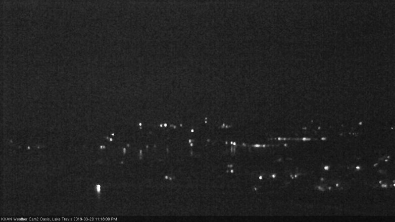 Lake Travis webcam, March 20, 2019 10:20 PM CT