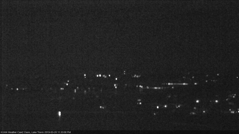 Lake Travis webcam, March 20, 2019 10:35 PM CT