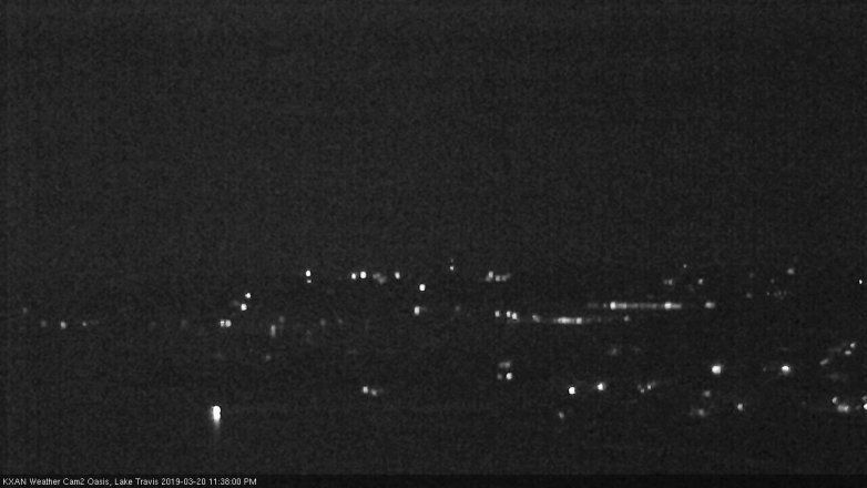 Lake Travis webcam, March 20, 2019 10:40 PM CT
