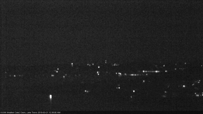 Lake Travis webcam, March 20, 2019 11:40 PM CT