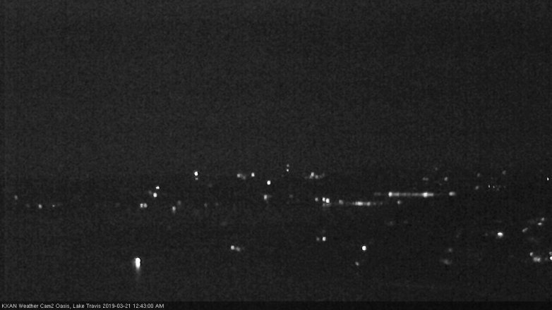 Lake Travis webcam, March 20, 2019 11:45 PM CT