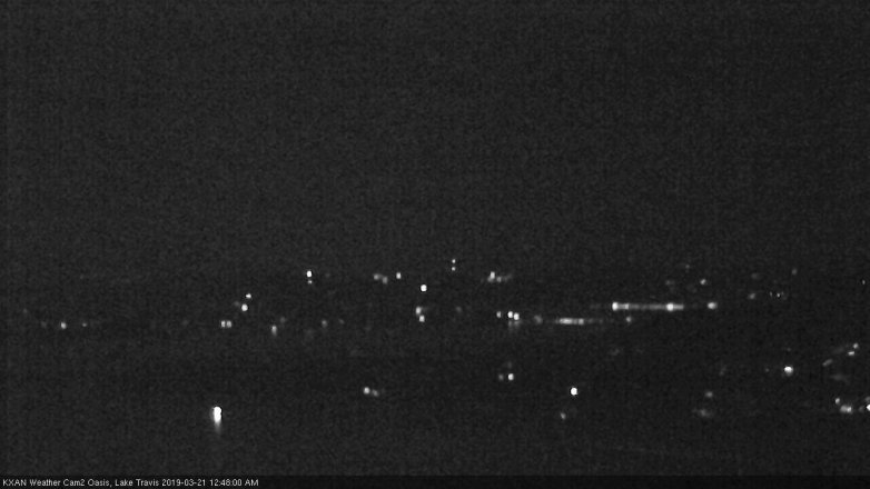 Lake Travis webcam, March 20, 2019 11:50 PM CT