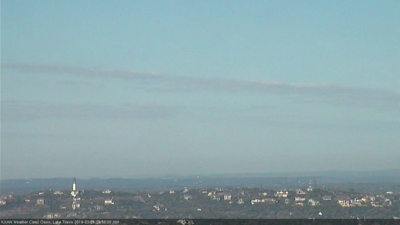 Lake Travis webcam, March 21, 2019 9:00 AM CT