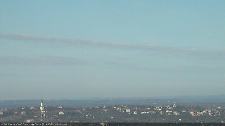 Lake Travis webcam, March 21, 2019 9:05 AM CT