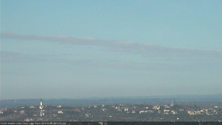 Lake Travis webcam, March 21, 2019 9:15 AM CT