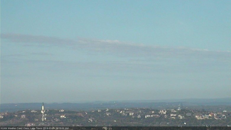 Lake Travis webcam, March 21, 2019 9:20 AM CT
