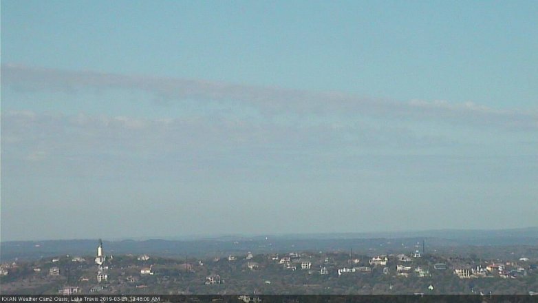Lake Travis webcam, March 21, 2019 9:50 AM CT