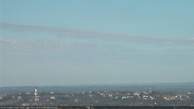Lake Travis webcam, March 21, 2019 9:55 AM CT