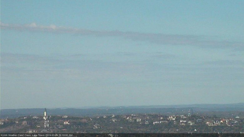 Lake Travis webcam, March 21, 2019 10:20 AM CT