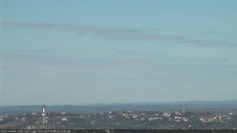 Lake Travis webcam, March 21, 2019 10:25 AM CT