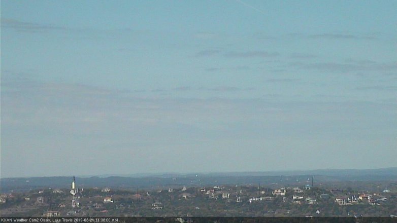 Lake Travis webcam, March 21, 2019 10:40 AM CT