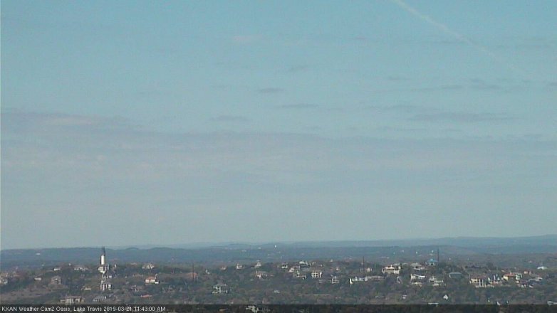 Lake Travis webcam, March 21, 2019 10:45 AM CT