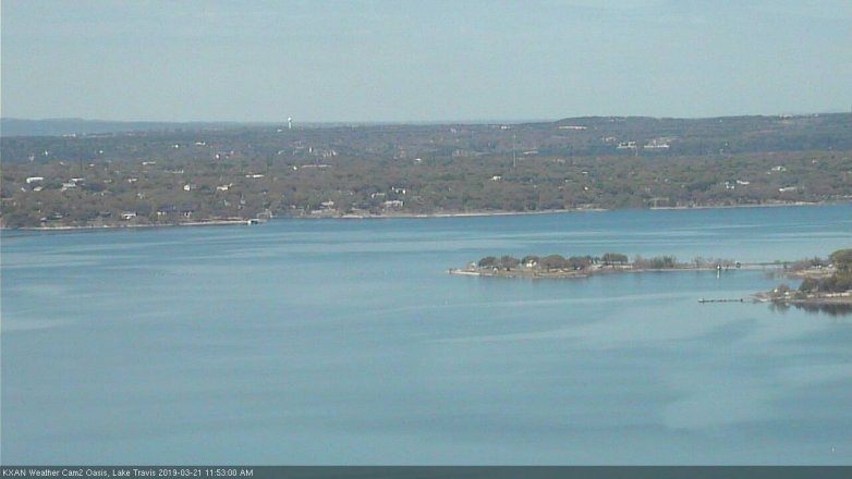 Lake Travis webcam, March 21, 2019 10:55 AM CT