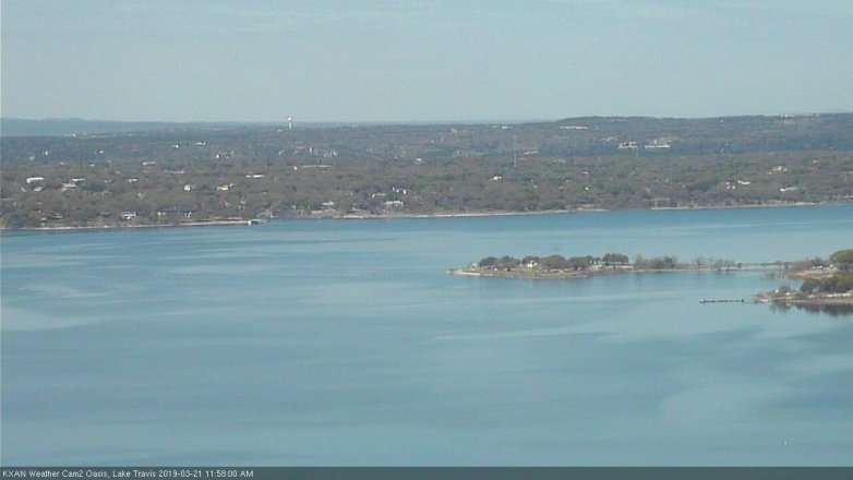 Lake Travis webcam, March 21, 2019 11:00 AM CT