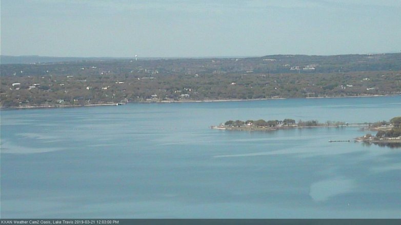 Lake Travis webcam, March 21, 2019 11:05 AM CT