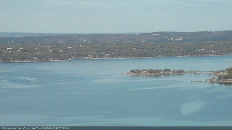 Lake Travis webcam, March 21, 2019 11:10 AM CT