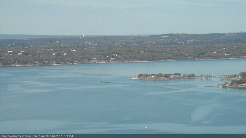 Lake Travis webcam, March 21, 2019 11:15 AM CT
