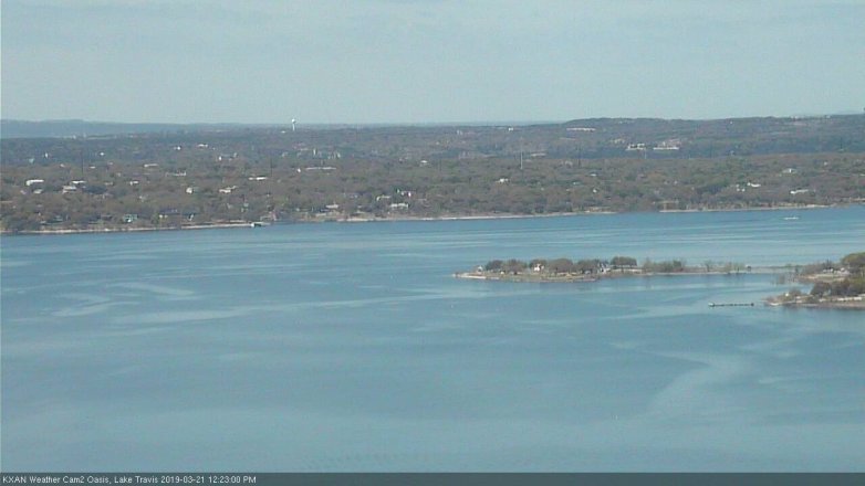 Lake Travis webcam, March 21, 2019 11:25 AM CT