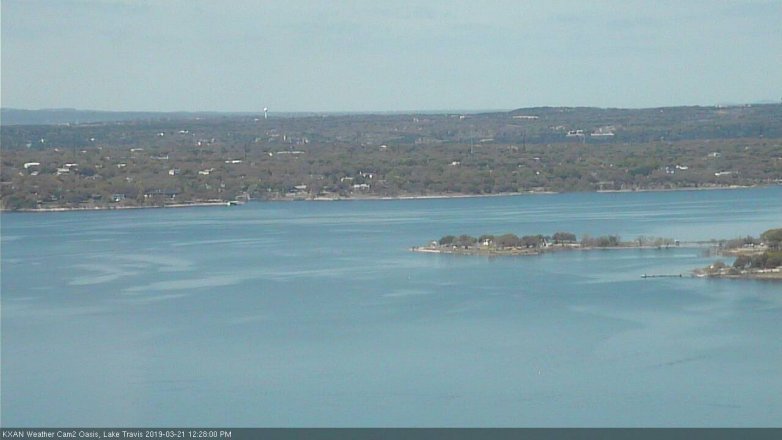 Lake Travis webcam, March 21, 2019 11:30 AM CT