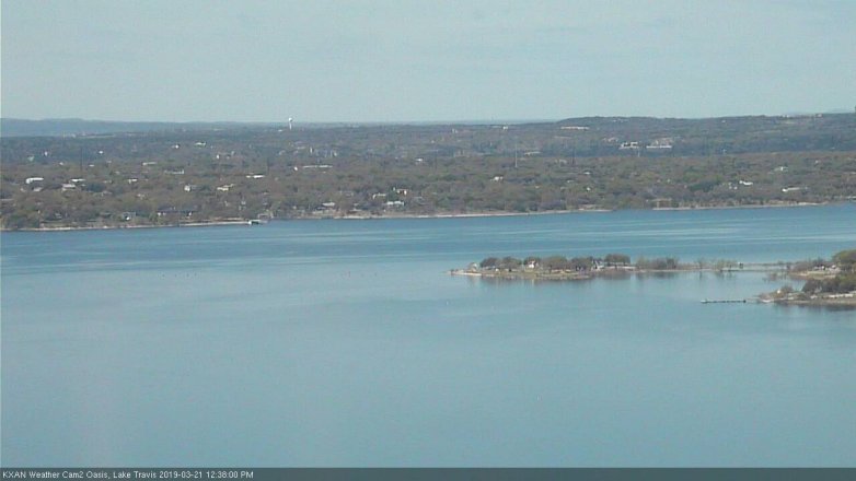 Lake Travis webcam, March 21, 2019 11:40 AM CT