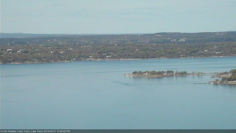 Lake Travis webcam, March 21, 2019 11:50 AM CT