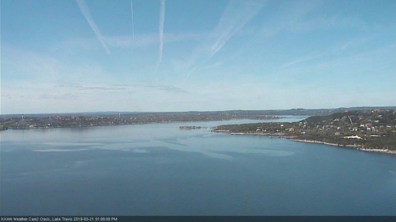 Lake Travis webcam, March 21, 2019 12:10 PM CT