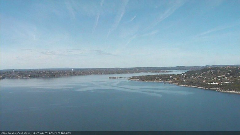 Lake Travis webcam, March 21, 2019 12:20 PM CT