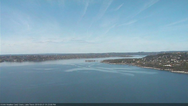 Lake Travis webcam, March 21, 2019 12:25 PM CT
