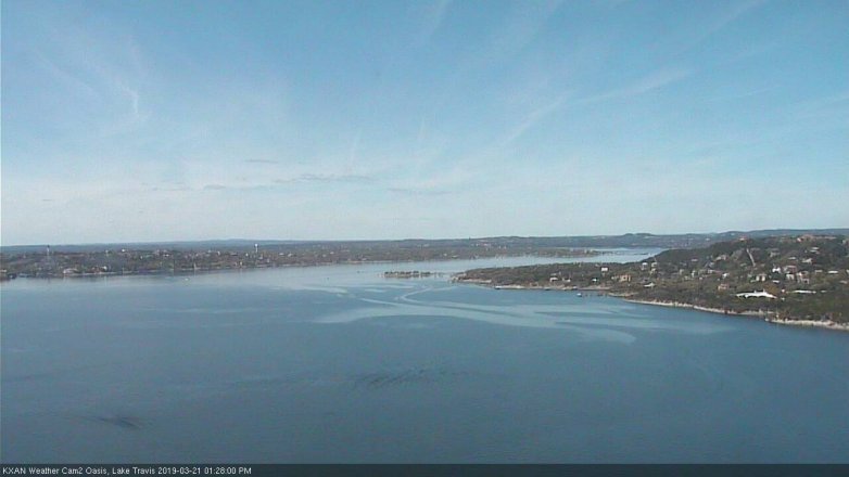 Lake Travis webcam, March 21, 2019 12:30 PM CT