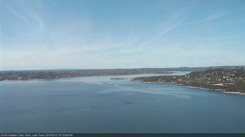 Lake Travis webcam, March 21, 2019 12:35 PM CT