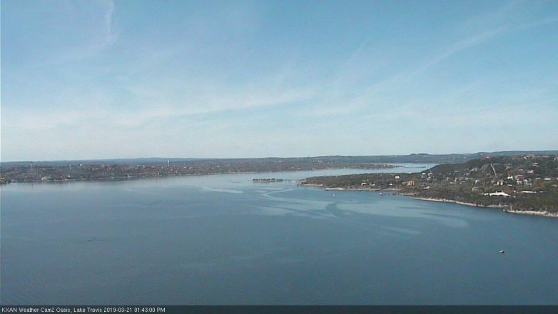 Lake Travis webcam, March 21, 2019 12:45 PM CT