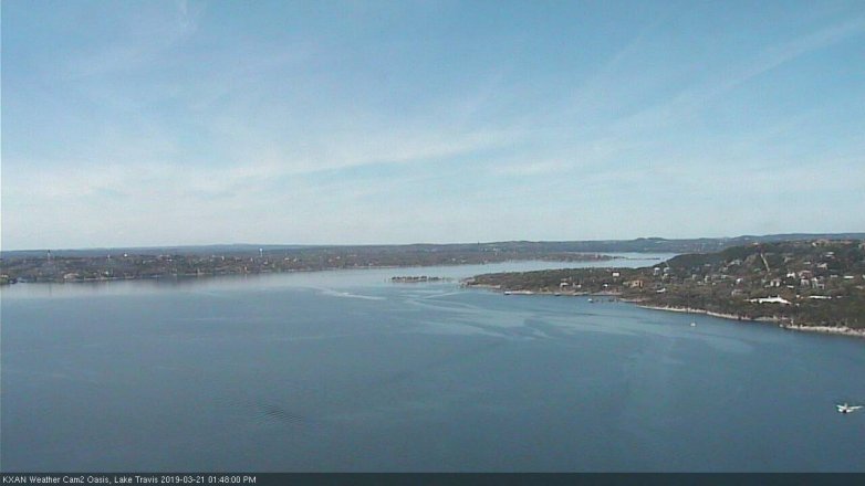 Lake Travis webcam, March 21, 2019 12:50 PM CT