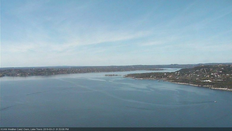 Lake Travis webcam, March 21, 2019 12:55 PM CT