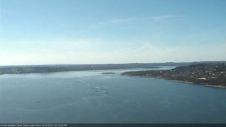Lake Travis webcam, March 21, 2019 3:15 PM CT
