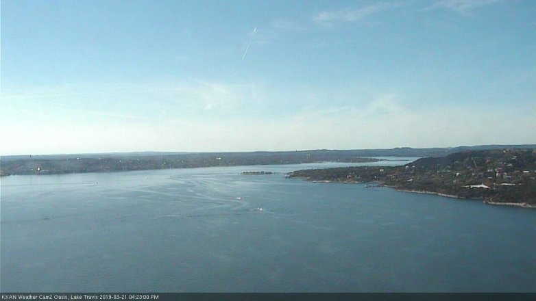 Lake Travis webcam, March 21, 2019 3:25 PM CT