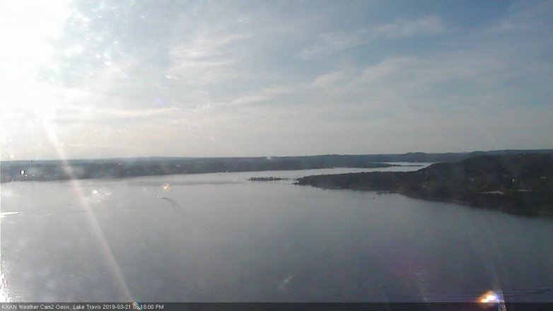 Lake Travis webcam, March 21, 2019 5:20 PM CT