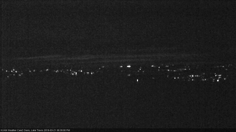 Lake Travis webcam, March 21, 2019 7:40 PM CT