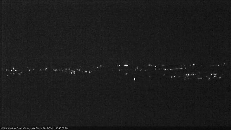 Lake Travis webcam, March 21, 2019 7:50 PM CT