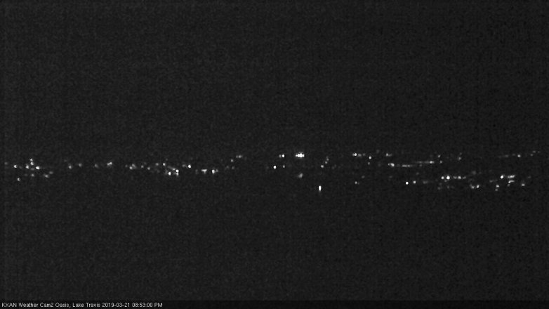 Lake Travis webcam, March 21, 2019 7:55 PM CT