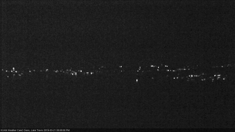 Lake Travis webcam, March 21, 2019 8:10 PM CT