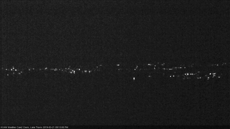 Lake Travis webcam, March 21, 2019 8:15 PM CT