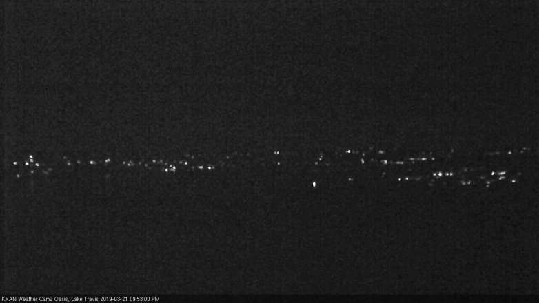 Lake Travis webcam, March 21, 2019 8:55 PM CT