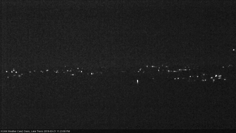 Lake Travis webcam, March 21, 2019 10:25 PM CT