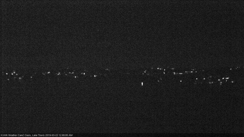 Lake Travis webcam, March 21, 2019 11:10 PM CT