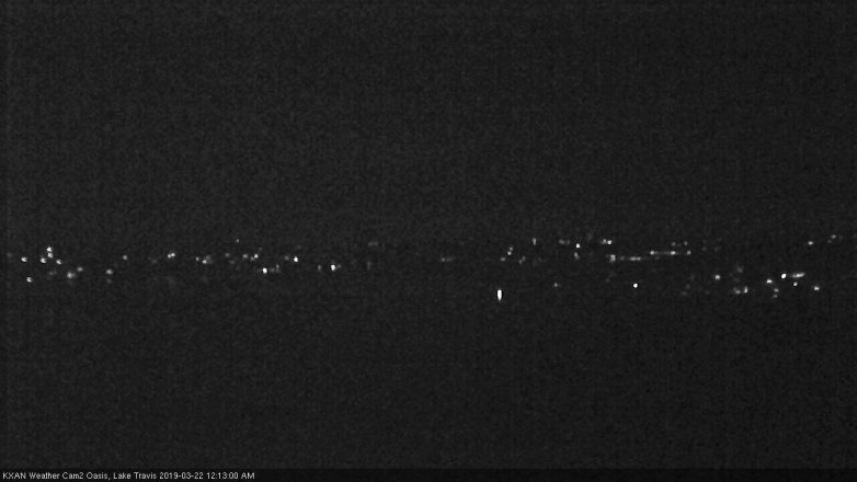 Lake Travis webcam, March 21, 2019 11:15 PM CT