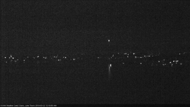 Lake Travis webcam, March 21, 2019 11:20 PM CT