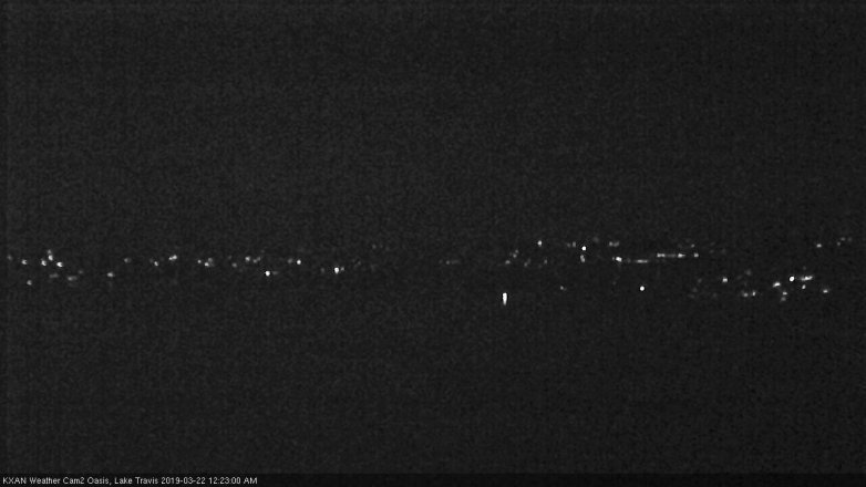 Lake Travis webcam, March 21, 2019 11:25 PM CT